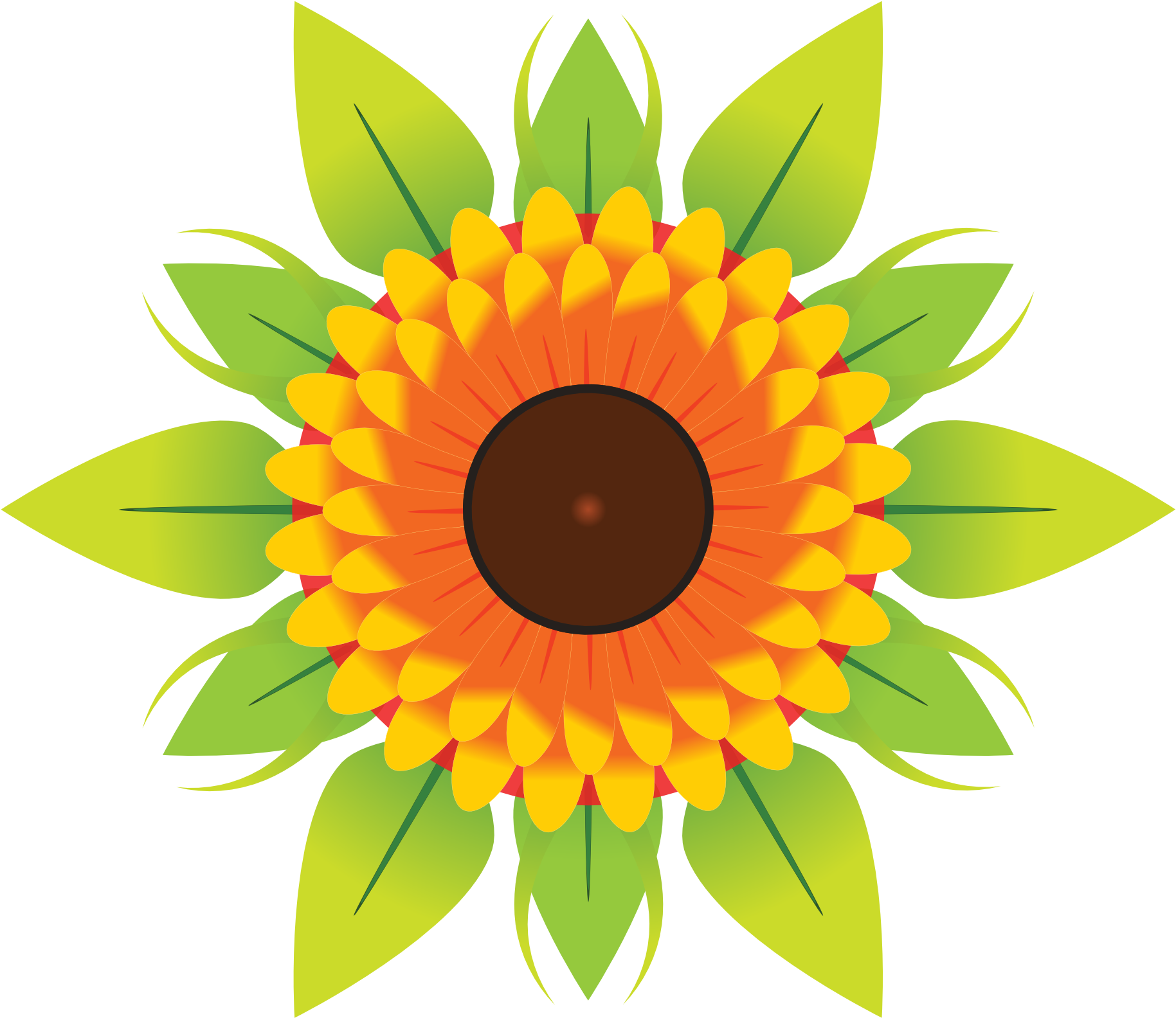 Showing Gallery For Hawaiian Flowers Pattern - Flower Vector Png (1969x1969)