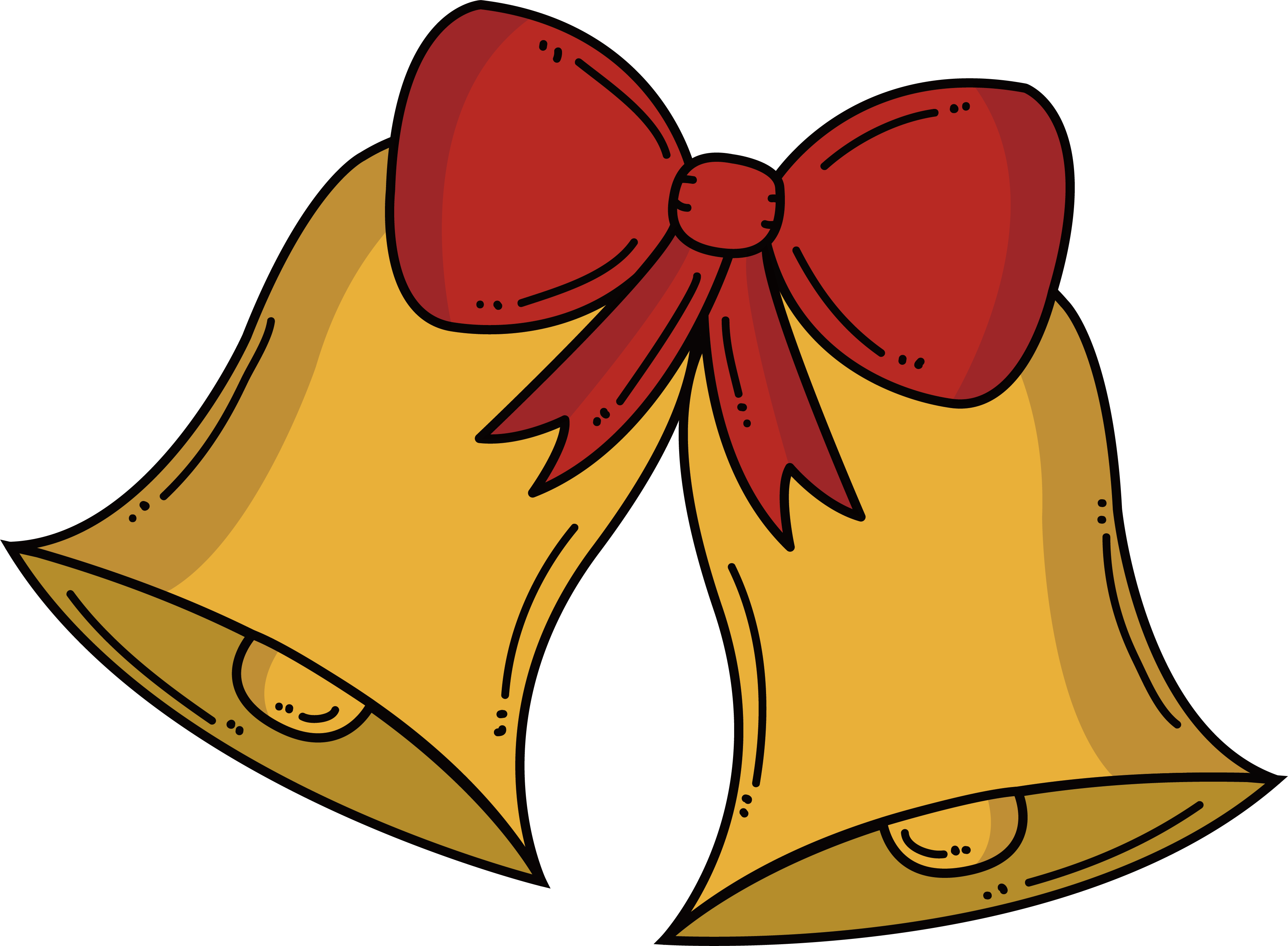 Golden Hand Painted Bells - Golden Hand Painted Bells (3630x2666)