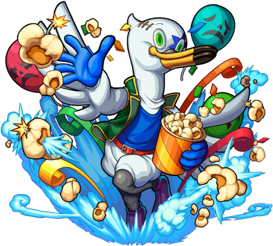 Doug The Crazed Swan - 怪物 彈 珠 諾 諾 (430x383)
