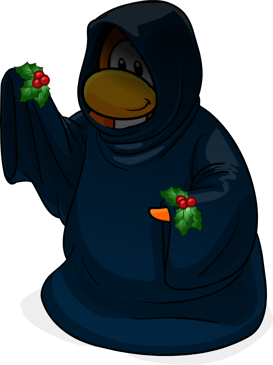 Hood Clipart Ghost - Club Penguin Ghost Of Tomorrow (942x1258)