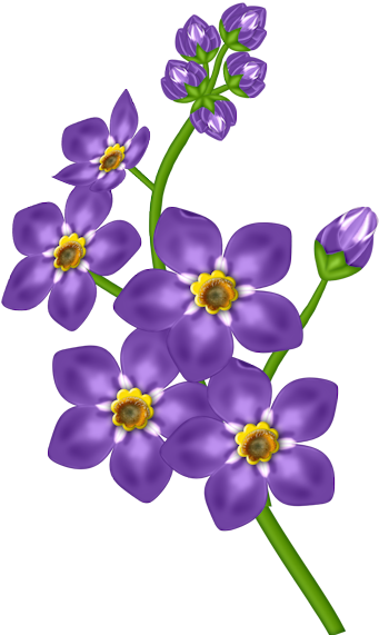Free Purple Orchid Clipart - Mother's Day Wishes From Son (600x600)