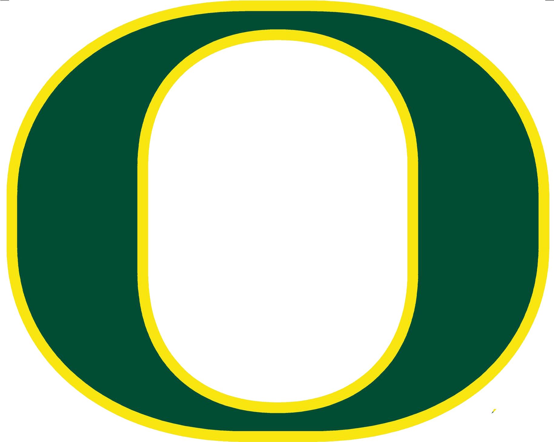 Oregon - University Of Oregon Logo (1828x1469)