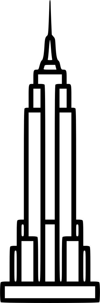 Empire State Building Ol Comments - Empire State Building Clipart (324x980)