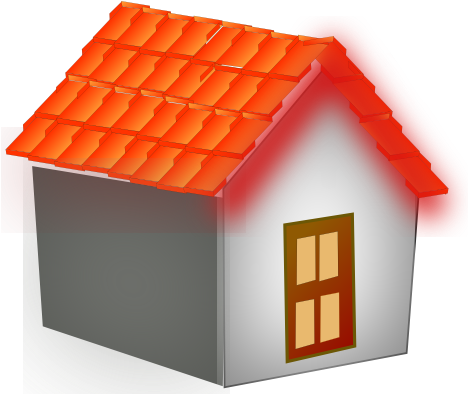Roof Clip Art At Clker - Roof Clipart (600x533)