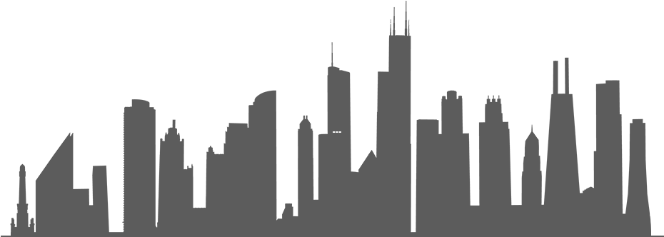 4convergence - Chicago City Skyline Vector (970x380)