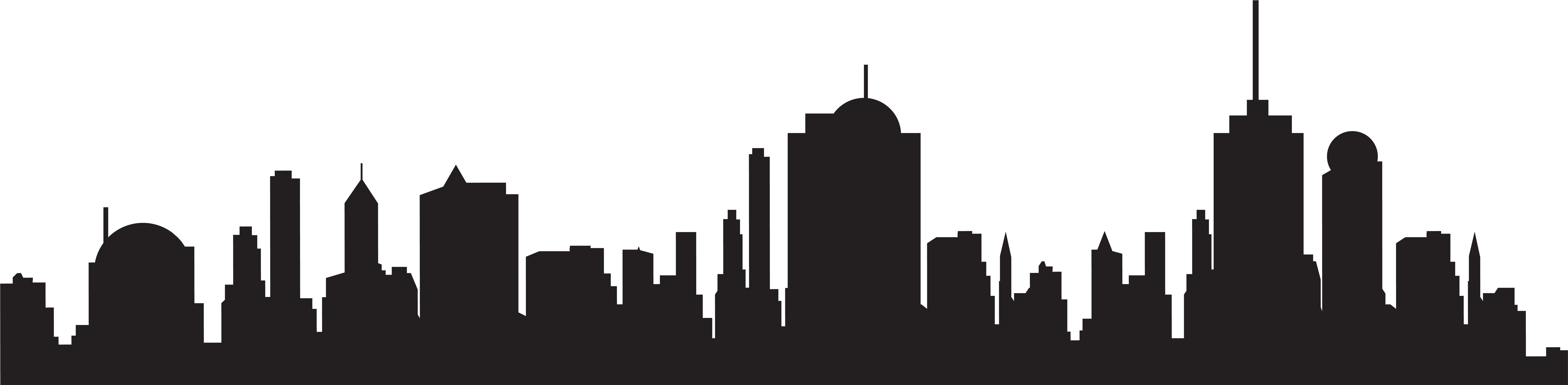 City Silhouette Png Clip Artu200b Gallery Yopriceville - Portable Network Graphics (8000x2018)