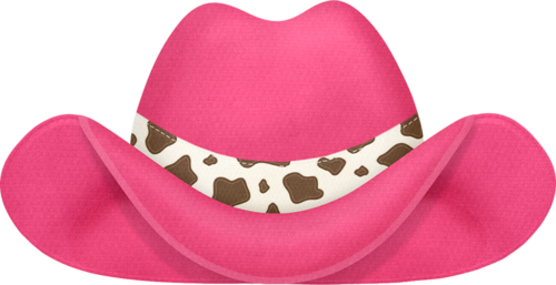 Dark Pink Cowboy Hat - Chapeu De Cowboy Rosa Png (500x257)