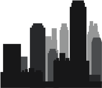 Buildings Silhouette Vector Icon - Vector Graphics (550x550)