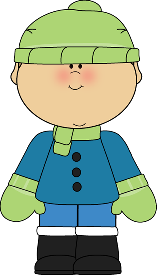 Dress For The Weather Clipart - Winter Boy Clipart (314x550)