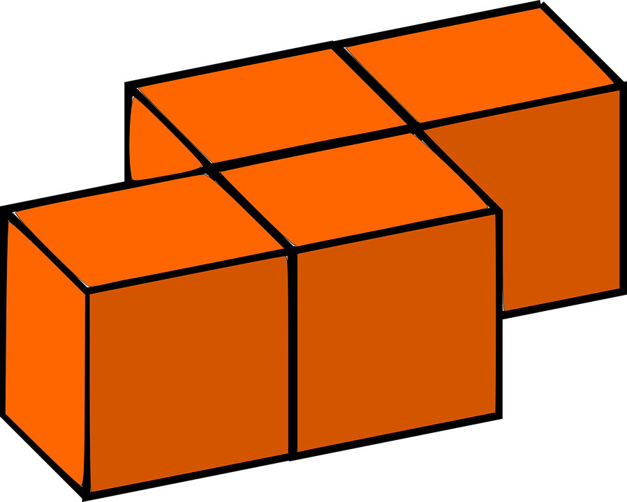 Building Blocks Tetris 3d Blocks Toys Cube - Tetris 3d Block (898x720)