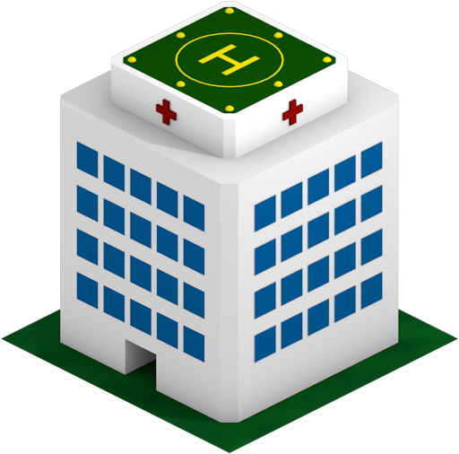 Hospital Clipart Animation - Animated Photos Of Hospital (512x512)