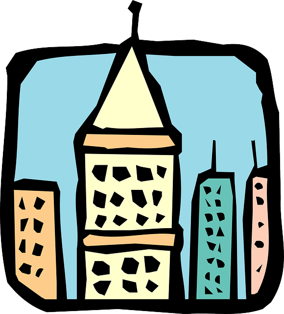 Roof Buildings, City, Skyscrapers, Architecture, Roof - Building (580x640)