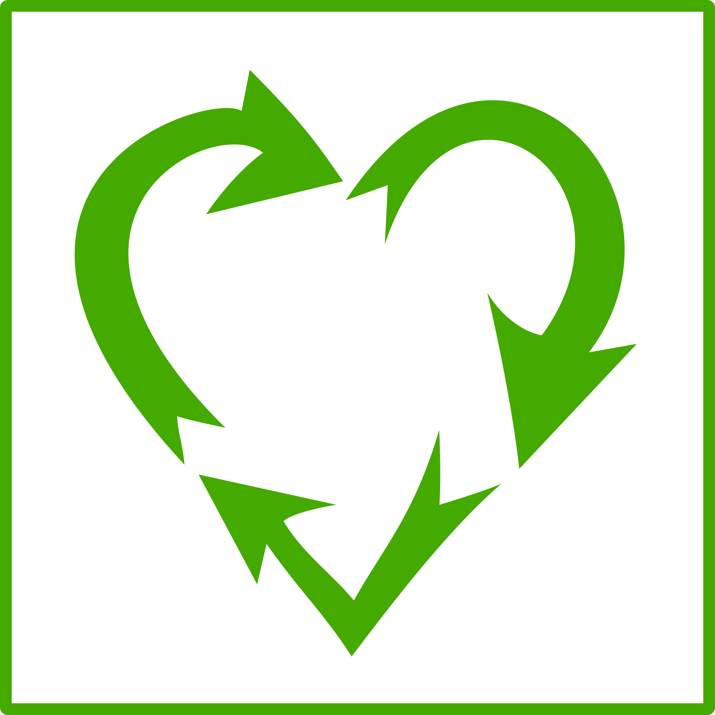 Green Heart Recycle Clip Art At Clker Com Vector Clip - Recycle Heart (1200x1200)