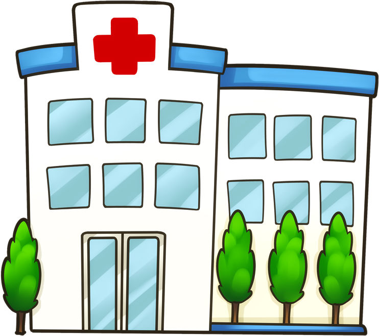 Hospital Free To Use Clip Art - Hospital Cartoon Png (800x766)