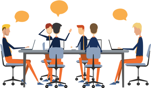 Business Clipart Business Communication - Internal Communication Clipart (571x298)