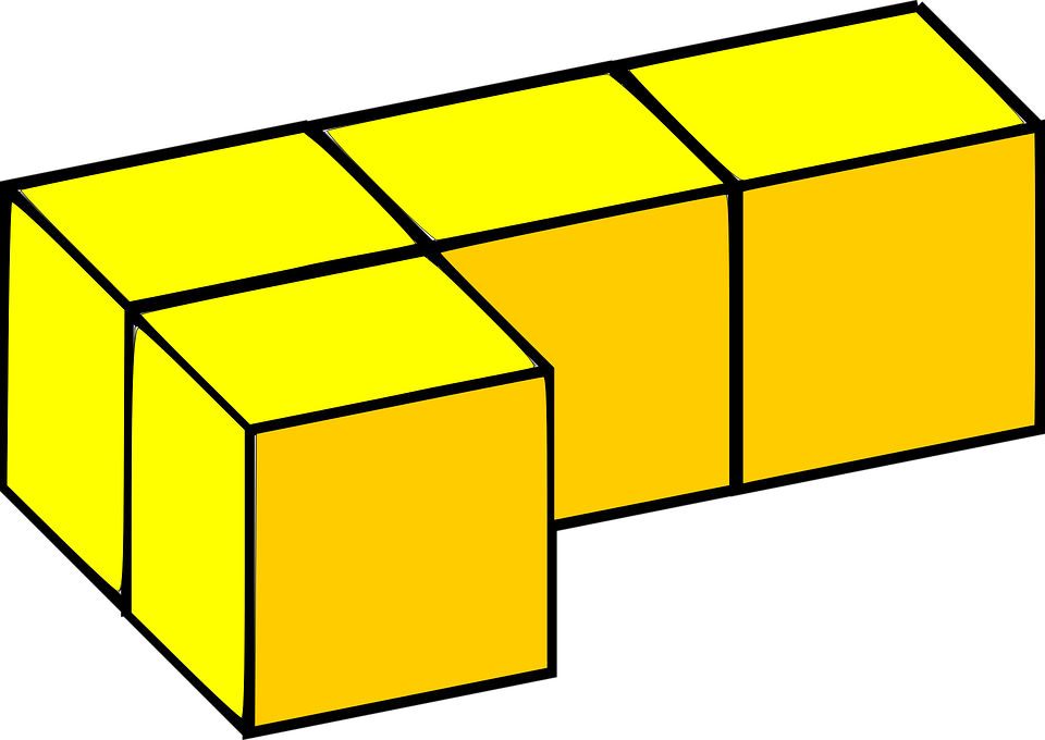 Building Blocks, Tetris, 3d, Blocks - Tetris 3d Png (2400x1702)