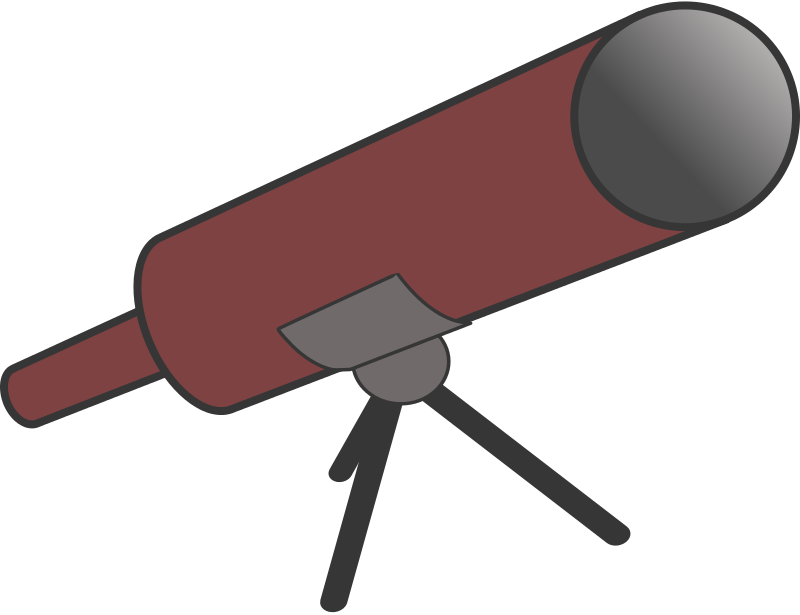 Astronomy Clip Art Images Free For Commercial Use - Public Domain Telescope (2400x1836)