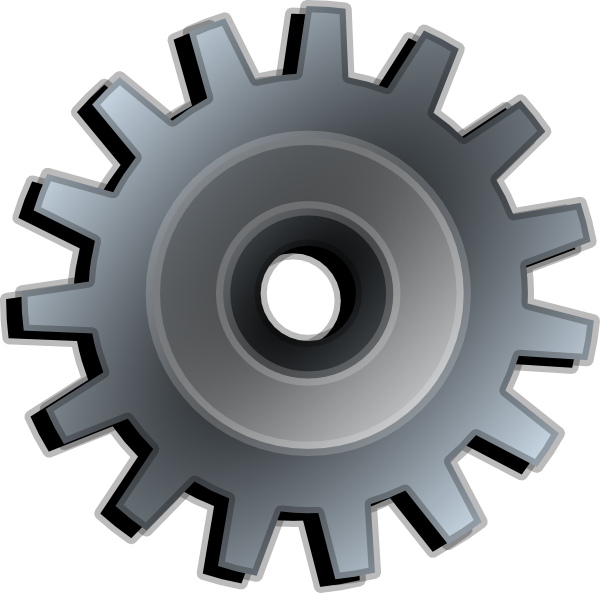 3d Gear Clipart Gear Clip Art Vector Clip Uvwdev Clipart - Toothed Wheel (729x720)