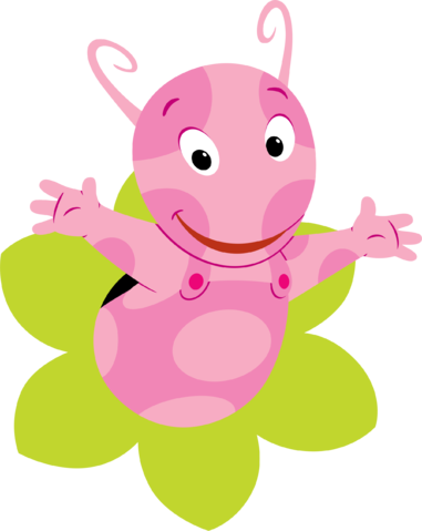 The Backyardigans Uniqua In Flower Nickelodeon Character - The Backyardigans (381x479)