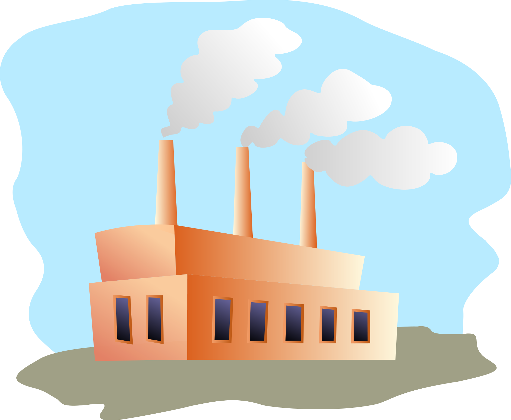 Factory Visit Clipart - Фабрики Пнг (2000x1645)