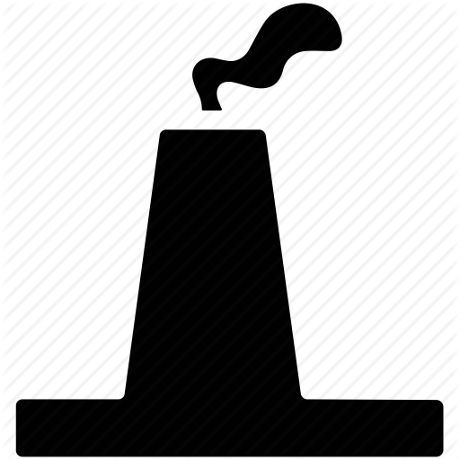 Chimney, Factory, Factory Chimneys, Industry, Manufactory - Factory Chimney Clipart (512x512)