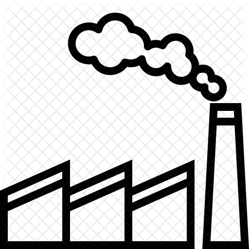 Factory Icon - Pollution Icon Png (512x512)