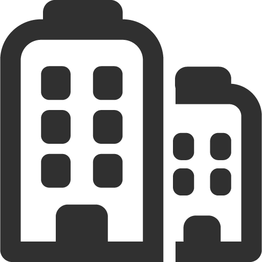 Bulding Clipart Power Company - Company Icon Free (512x512)