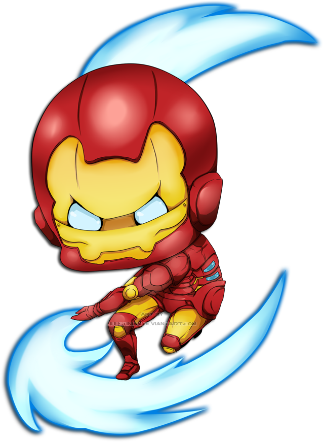 Iron Man Thor Drawing Chibi Superhero - Iron Man Thor Drawing Chibi Superhero (638x871)