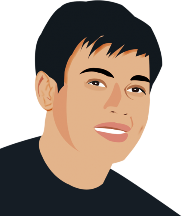Asian - Man Portrait Clipart (605x720)