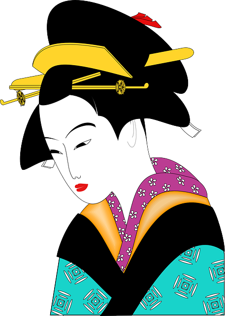 Geisha, Woman, Asian, Japanese, Chinese - Japanese Journal: Lined Journal Notebook (457x640)