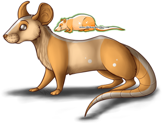 This Week, User Panne Sent In So Much Color-in Fanart - Rat (532x400)