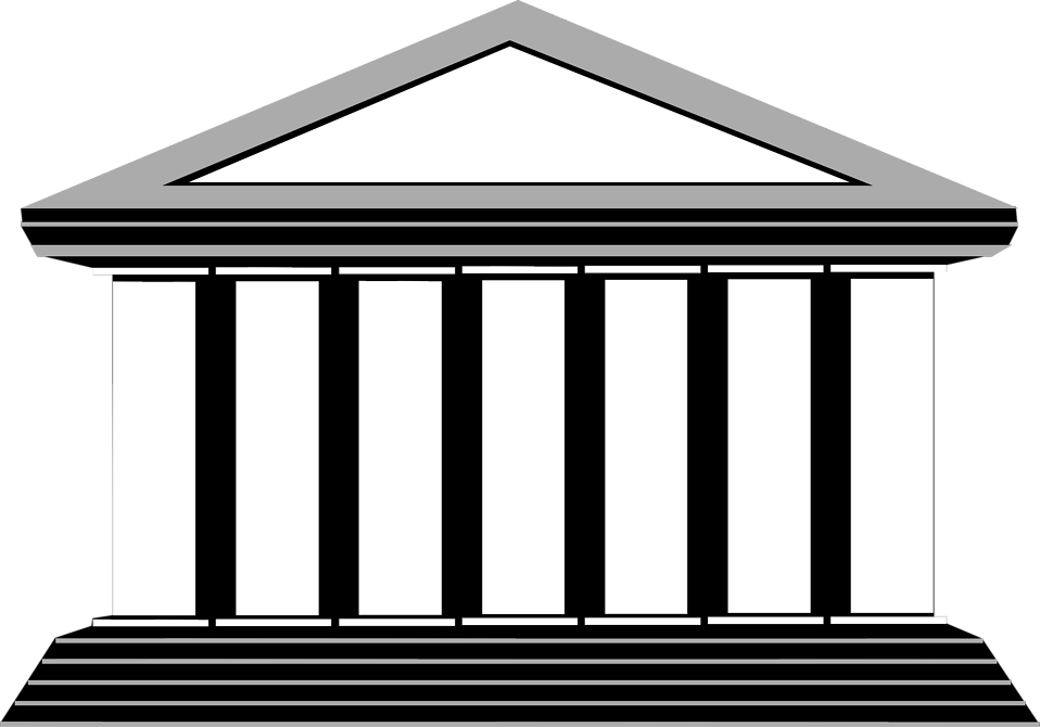 Free Stock Photos - Building With Columns Illustration (958x670)