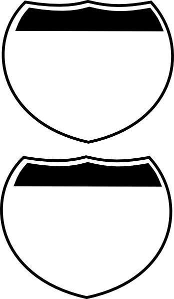 Interstate Sign Clip Art (348x597)