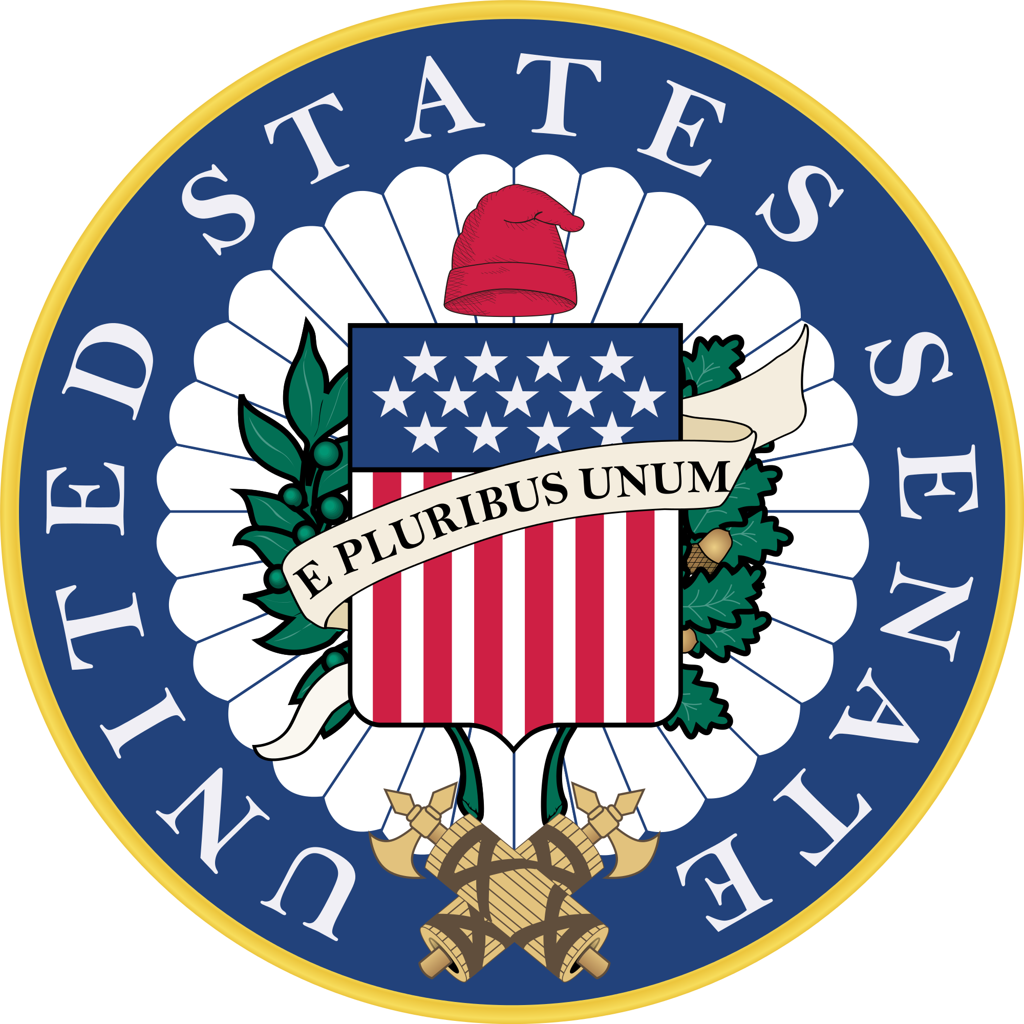 Bulding Clipart Us Senate - United States Senate Seal (2000x2000)