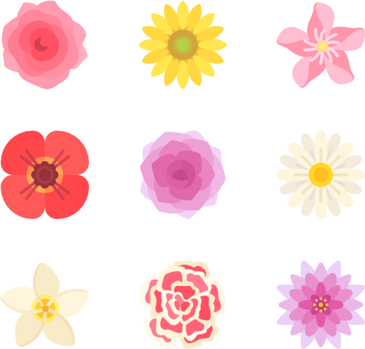 Japanese Flower Icons - Flower Icon (600x564)