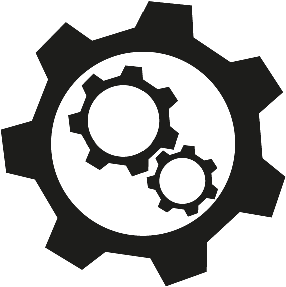 Automation Logo Building Clip Art - Automation Black And White (590x590)