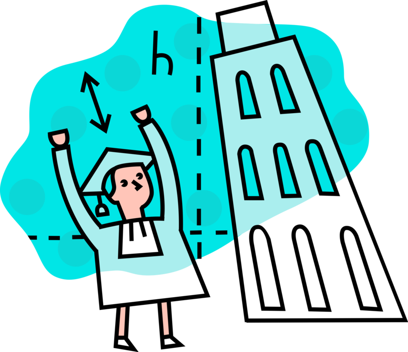 Vector Illustration Of High School, College, University - Vector Illustration Of High School, College, University (811x700)