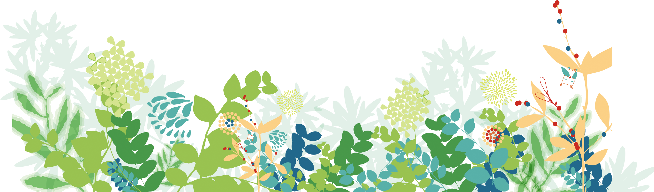 Flower Download Coreldraw Green Floral Background Png 2742x1040 Png Clipart Download