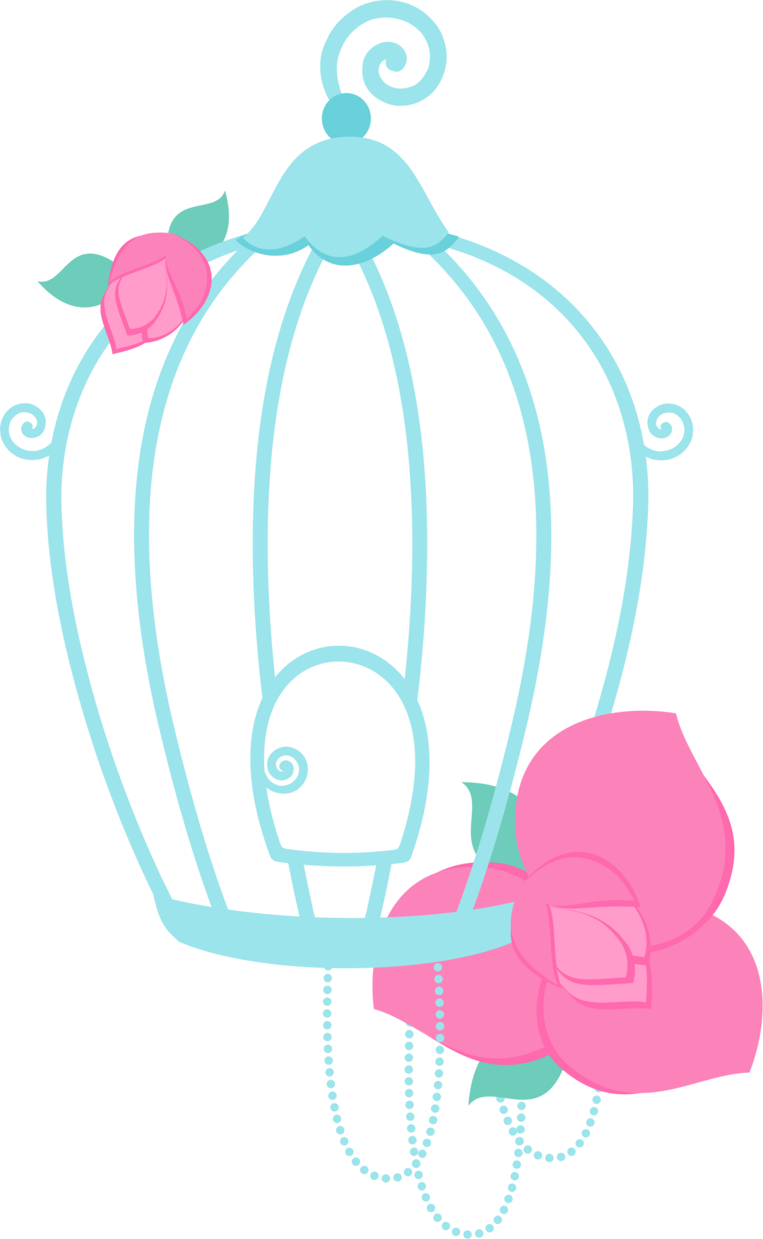 Bird Cages - Jaulas Animadas Png (1080x1753)