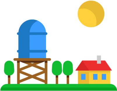 A Return To Growing Capital Outlays On Water And Wastewater - Water Storage Icon (400x400)