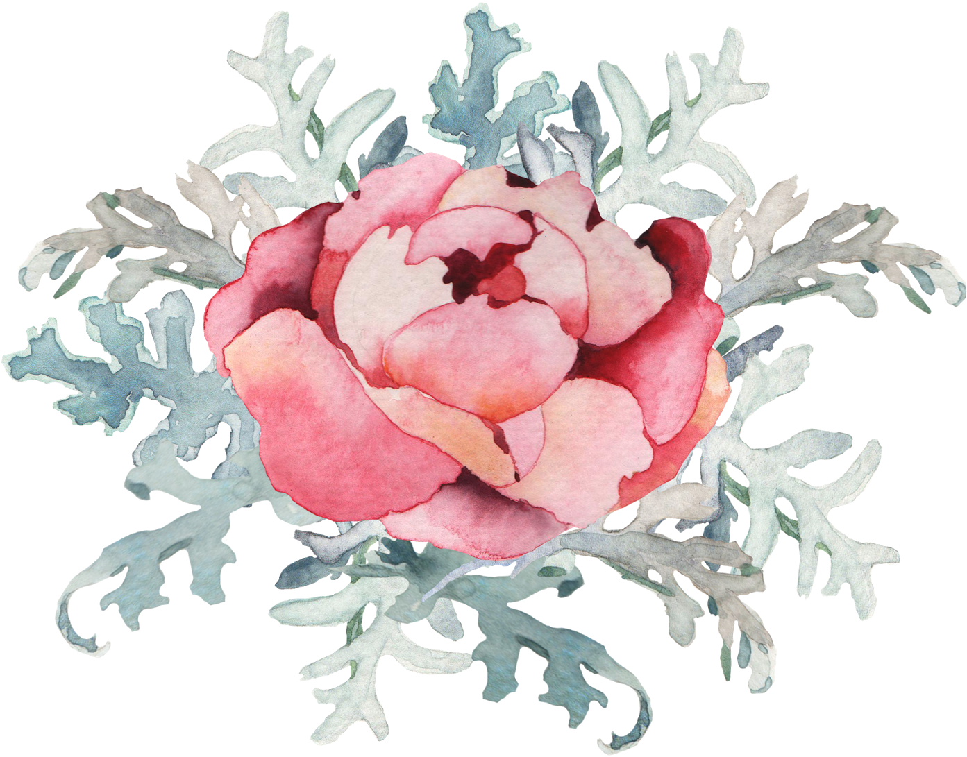 Image - Watercolor Flowers Tumblr Png (1600x1412)
