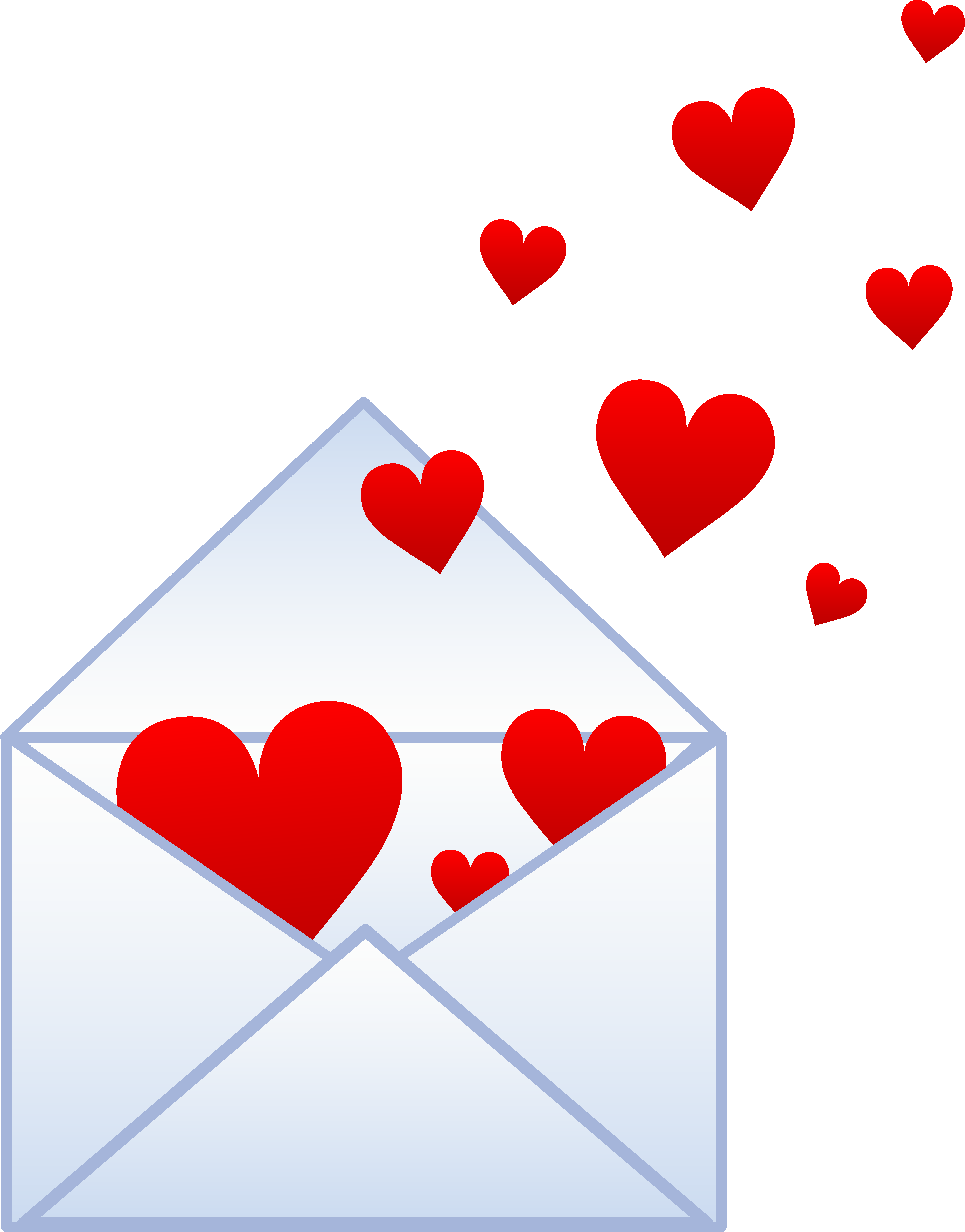 Inspiring Clip Art Of Love Medium Size - Love Letter Clip Art (5405x6903)