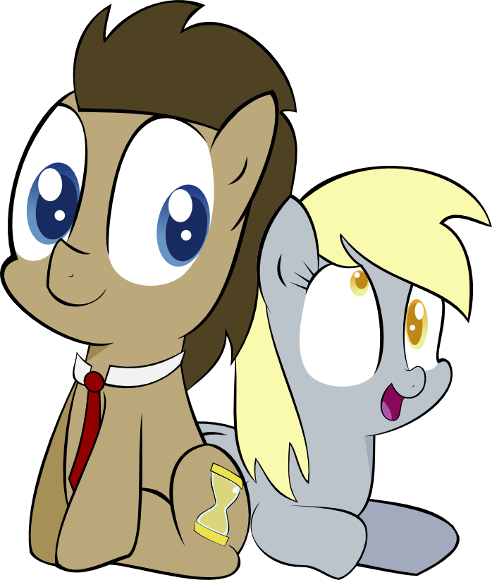 Derpy And Doctor Whooves Foals By Cartoonist-girl On - Derpy Hooves (698x822)