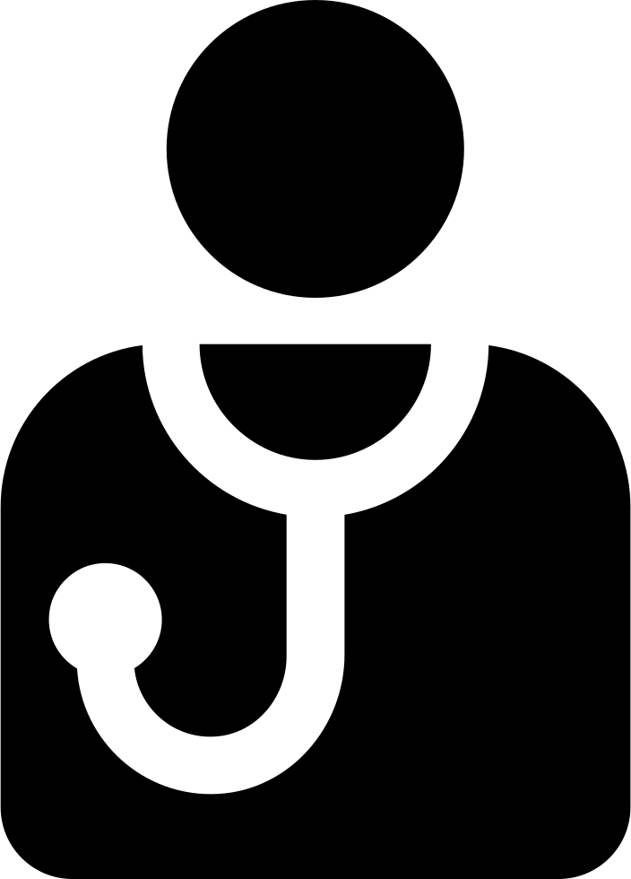 Doctor With Stethoscope Comments - Doctor With Stethoscope Logo Png (704x980)