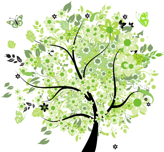 Free Spring Tree Cliparts, Download Free Clip Art, - Spring Tree Png (600x537)