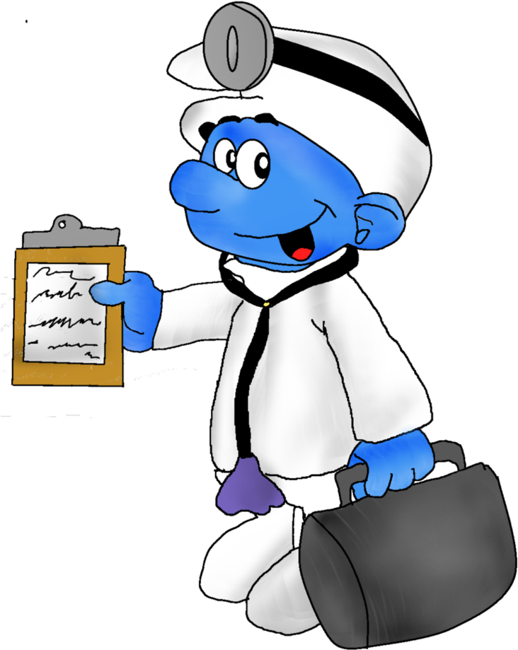 Silly Doctors - Smurf Doctor (852x937)