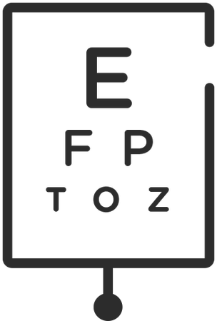 Eye Doctor Photo In Buffalo At 2626 Delaware Ave - Iowa Dot Vision Test (304x450)
