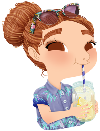 Anna Lubinski - Illustration - Cartoon Portrait - Character - Illustration (354x450)