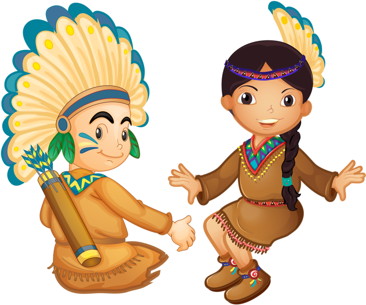 Cowboy - Indianer Clipart (800x650)
