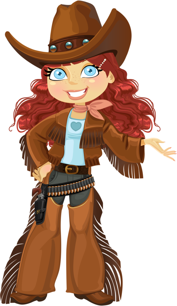 Cowboy E Cowgirl - Lasso Cow Girl (591x1024)